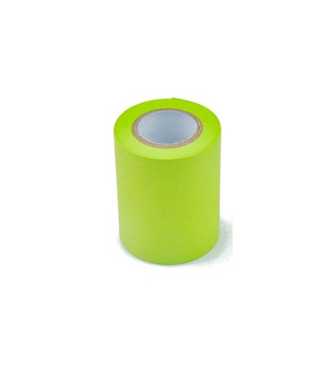 Conf.6 Rotoli in carta autoadesiva  removibile verde neon per MEMOIDEA Tape Dispenser