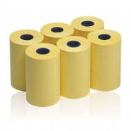Rotoli per note giallo pastello in carta autoadesiva removibile per Memo Roll
