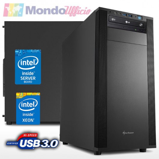 SERVER Intel XEON E-2234 3,60 Ghz - Ram 16 GB - N. 2 SSD 1 TB Samsung 870 EVO RAID1 - Masterizzatore DVD