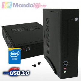 PC linea OFFICE Slim Intel G7400 3,70 Ghz - Ram 8 GB DDR4 - SSD M.2 500 GB - USB 3.2 - Masterizzatore DVD