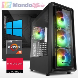 PC GAMING AMD RYZEN 5 5600G 4,40 Ghz - Ram 32 GB DDR4 - SSD M.2 500 GB - HD 2 TB - WI-FI - Windows 10 Professional