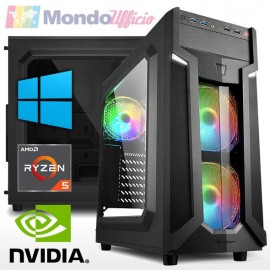PC GAMING AMD RYZEN 5 3600 4,20 Ghz - Ram 16 GB - SSD M.2 500 GB - Wi-Fi - nVidia GTX 1660 SUPER 6 GB - Windows 10/11 Pro