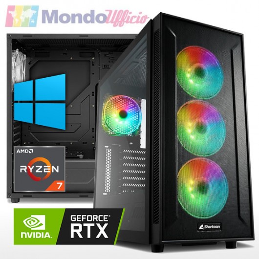 PC GAMING AMD RYZEN 7 5700X 8 Core - Ram 32 GB DDR4 - SSD M.2 1 TB - HD 4 TB - nVidia RTX 3070Ti 8 GB - Windows 10/11 Pro