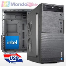 PC linea OFFICE Intel G6400 4,00 Ghz - Ram 8 GB DDR4 - SSD M.2 250 GB - USB 3.2 - Masterizzatore DVD