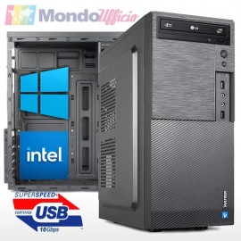 PC linea OFFICE Intel G6400 4,00 Ghz - Ram 8 GB DDR4 - SSD M.2 250 GB - HD 1 TB - DVD - Windows 10/11 Professional