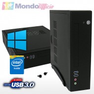 PC linea OFFICE Slim Intel G7400 3,70 Ghz - Ram 16 GB DDR4 - SSD M.2 500 GB - DVD - USB 3.2 - Windows 10/11 Professional