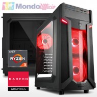 PC GAMING AMD RYZEN 3 4300GE 4,00 Ghz - Ram 16 GB DDR4 - SSD M.2 500 GB - Masterizzatore DVD - USB 3.2