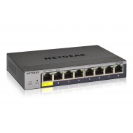 NETGEAR GS108Tv3 Gestito L2 Gigabit Ethernet (10 100 1000) Grigio