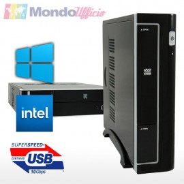 PC linea MINI Slim Intel G5905 3,50 Ghz - Ram 16 GB DDR4 - SSD M.2 500 GB - DVD - Windows 10/11 Professional