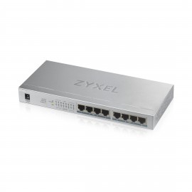 Zyxel GS1008HP Non gestito Gigabit Ethernet (10 100 1000) Supporto Power over Ethernet (PoE) Grigio