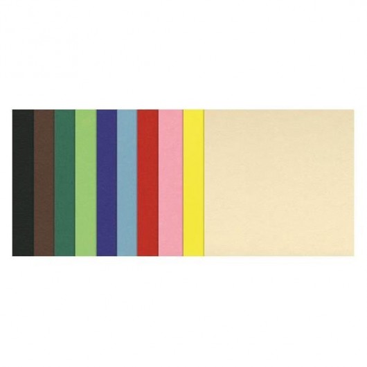 Cartoncini colorati Maxipack COLORLINE 50x70 cm 120 fogli 220 g/m² Canson  12 colori assortiti - C31074S057