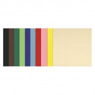 Cartoncini colorati Maxipack COLORLINE 50x70 cm 120 fogli 220 g/m² Lyra 12 colori assortiti - C31074S057