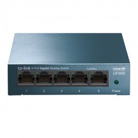 TP-Link LS105G Non gestito Gigabit Ethernet (10 100 1000) Blu