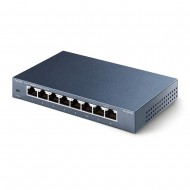 TP-Link TL-SG108 switch di rete Non gestito L2 Gigabit Ethernet (10 100 1000) Nero