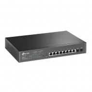 TP-Link TL-SG2210MP switch di rete Gestito L2 L2+ Gigabit Ethernet (10 100 1000) Supporto Power over Ethernet (PoE) 1U Nero