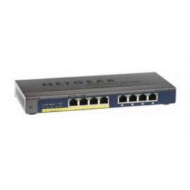 NETGEAR GS108PP Non gestito Gigabit Ethernet (10 100 1000) Supporto Power over Ethernet (PoE) Nero