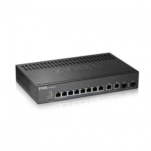 Zyxel GS2220-10-EU0101F switch di rete Gestito L2 Gigabit Ethernet (10 100 1000) Nero