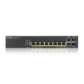 Zyxel GS1920-8HPV2 Gestito Gigabit Ethernet (10 100 1000) Supporto Power over Ethernet (PoE) Nero