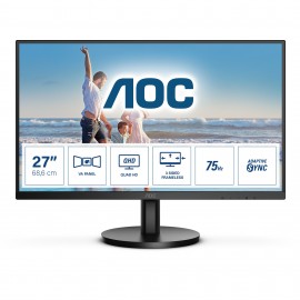 AOC Q27B3MA LED display 68,6 cm (27") 2560 x 1440 Pixel Quad HD Nero