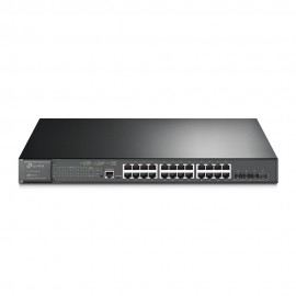 TP-Link TL-SG3428XMP switch di rete Gestito L2 L3 Gigabit Ethernet (10 100 1000) Supporto Power over Ethernet (PoE) 1U Nero