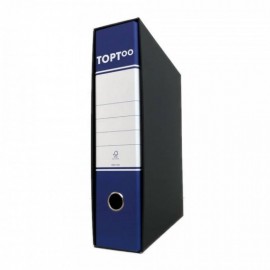 Registratore protocollo TOPToo con custodia dorso 8 cm blu 23x33 cm - FMCRTP8BL